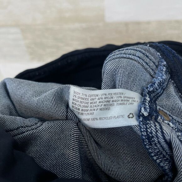 Isabel Maternity Skinny Jeans Blue Dark Wash Belly Panel Stretch Womens 2 26R - Picture 6 of 6